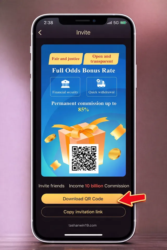 Big Mumbai refer and earn invite screen with QR code